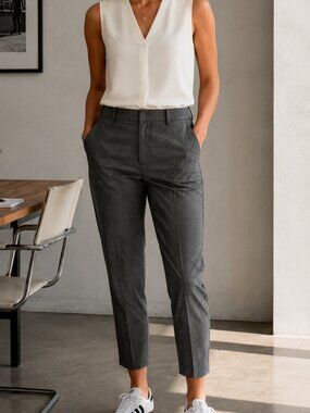 J. Crew Cameron Trousers (Gray)